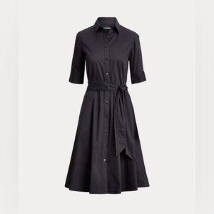Belted Cotton-Blend Shirtdress
Save to Wishlist
Lauren